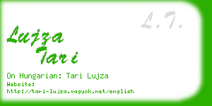 lujza tari business card